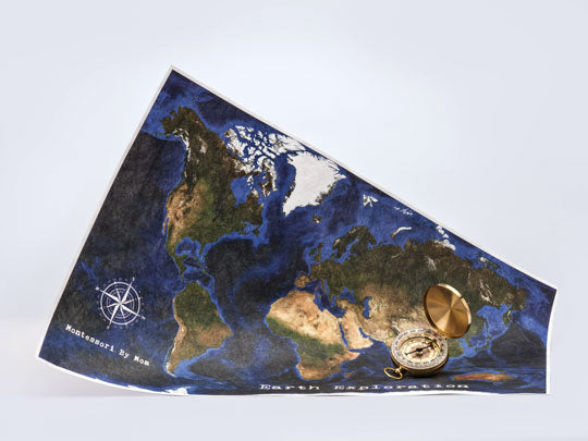 World Map & Sticker Set